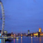 The wheel of London and the London Eye