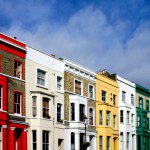Notting Hill, one of the most typical neighborhoods of London