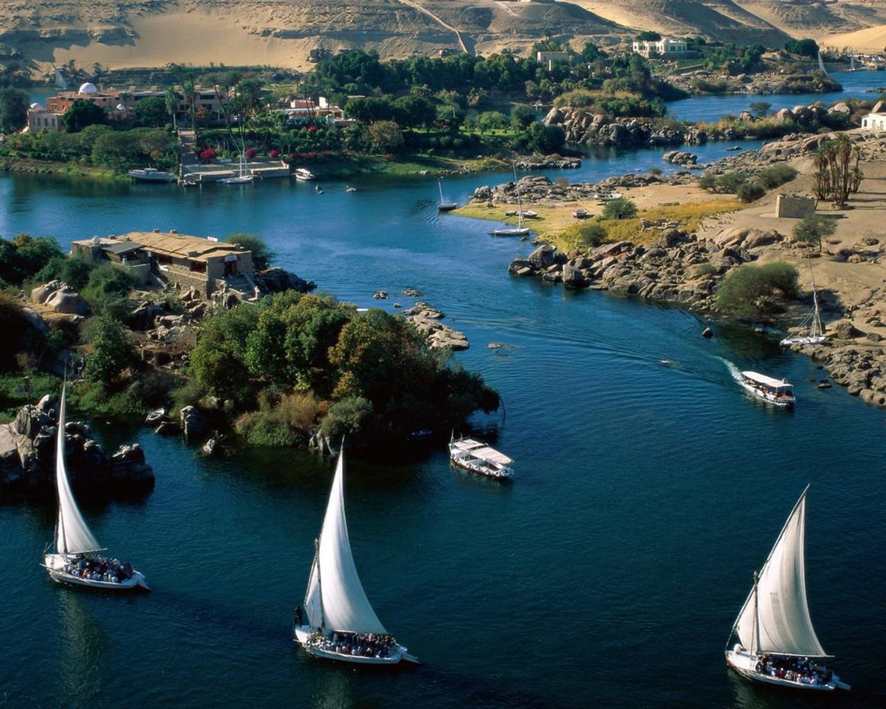 The Nile in Africa.