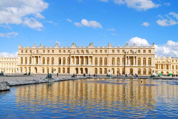 The Palace of Versailles in Paris.