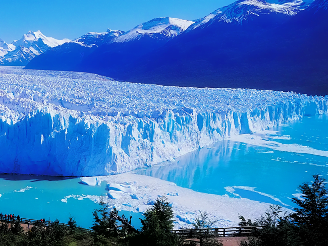 The Perito Moreno Glacier in Argentina.