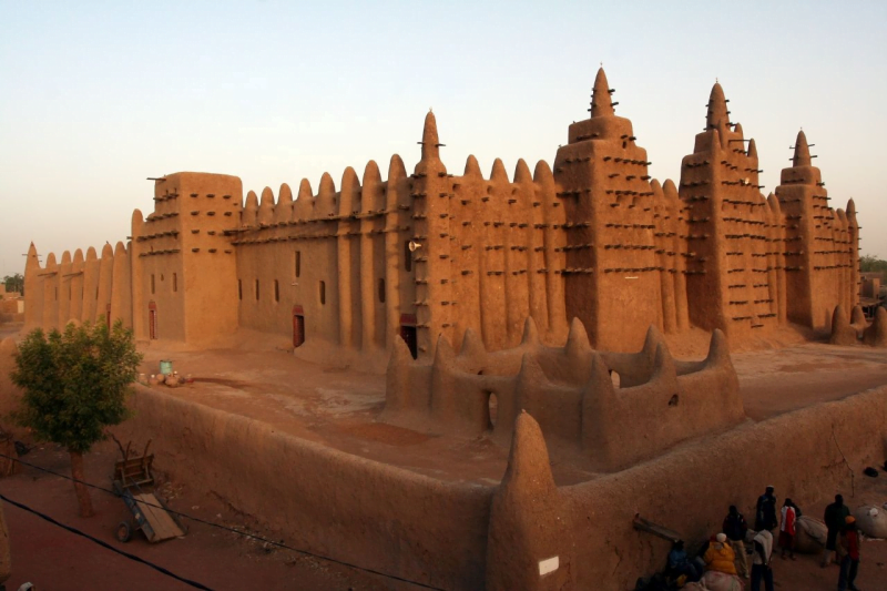 The Great Mosque of Djenne in Mali.