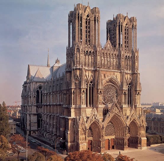 The Cathedral of Reims in France